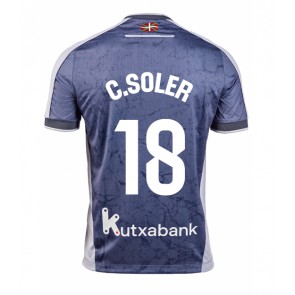 Real Sociedad Carlos Soler #18 Udebanetrøje 2025-26 Kortærmet